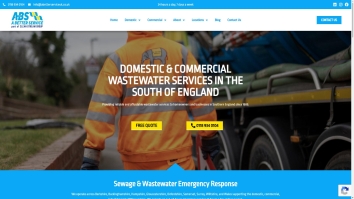 Screenshot of A Better Service website