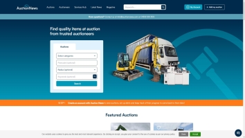 Screenshot of Auction News Limited website
