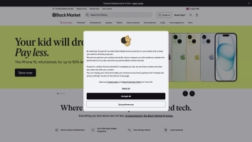 Screenshot of Refurbished tech that's better for the planet | Back Market website