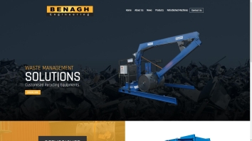 Screenshot of Benagh Engineering website