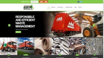 Screenshot of Mid-Uk Recycling Limited website