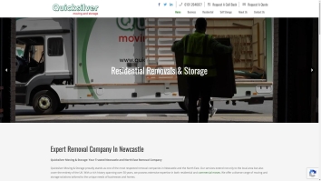 Screenshot of Quicksilver  website