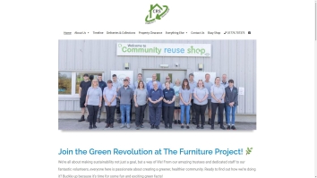 Screenshot of Reuse Shop website