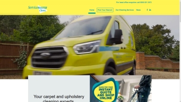 Screenshot of ServiceMaster Horsham/Haslemere website