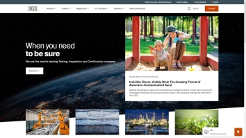 Screenshot of S G S M I S Environmental Ltd website