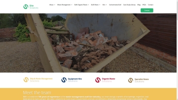 Screenshot of Site Solutions (UK) Ltd website