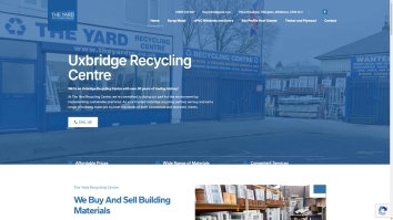 Screenshot of The Yard website