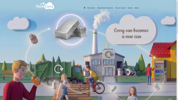 Screenshot of Think Cans website