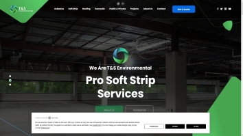 Screenshot of T & S Environmental website